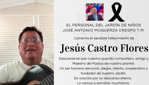 Antes de su trágica muerte, un profesor canta emotiva despedida a sus estudiantes