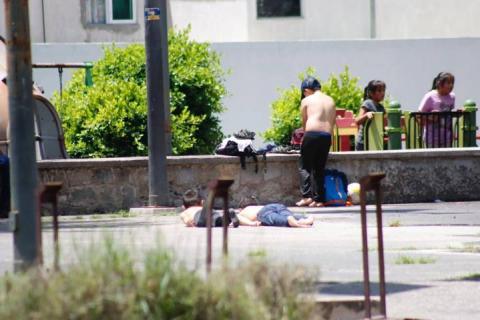 Disfrutan niños de las fuentes ante calor en la capital tlaxcalteca imagen 2