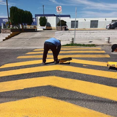 Gobierno de Apetatitlán baliza boulevard principal de la zona de hospitales imagen 1