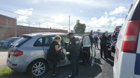 PC de Apizaco atiende a lesionados en accidente de la carretera Apizaco - Huamantla imagen 1