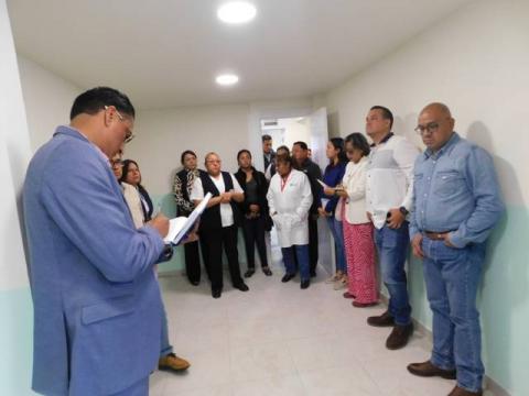 Constata Comisión de Seguridad e Higiene del SNTSA avances en Centro de Salud de San Mateo Tepetitla imagen 2