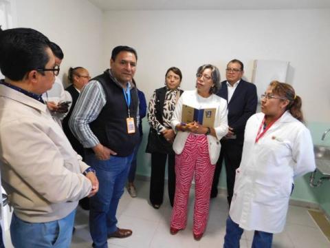 Constata Comisión de Seguridad e Higiene del SNTSA avances en Centro de Salud de San Mateo Tepetitla imagen 3
