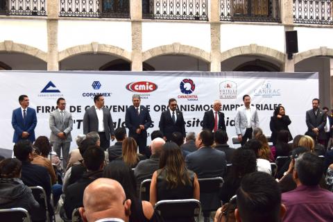 Firma de convenio de organismos empresariales " Tlaxcala nos Necesita Unidos" imagen 5