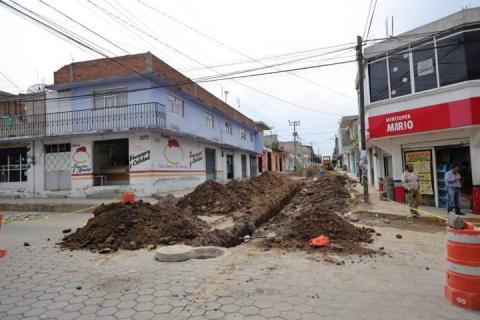 Inicia Ayuntamiento de Chiautempan rehabilitación de calle Durango y la Virgen imagen 1