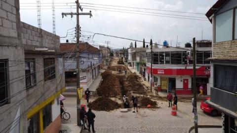 Inicia Ayuntamiento de Chiautempan rehabilitación de calle Durango y la Virgen imagen 5