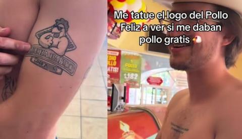 ¡En busca de comida gratis! Un joven amante del pollo al carbón decide llevar su pasión a otro nivel