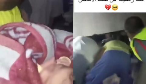 ¡Milagros! Tras el terremoto en Marrucos, un bebé sobrevivió 12 horas bajo los escombros