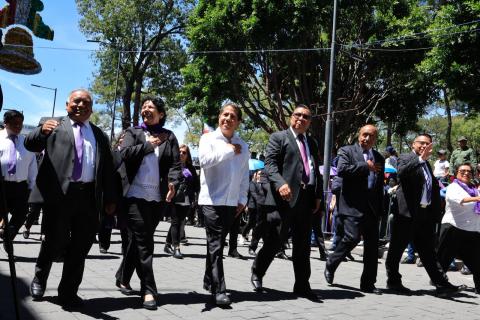 Encabezó Gobernadora desfile cívico militar de la Independencia de México imagen 5