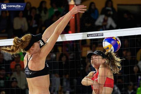 Tlaxcaltecas vivieron con intensidad la Semifinal de Voleibol de Playa 2023 imagen 8