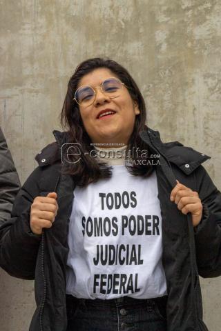 Trabajadores del Poder Judicial de la Federación se manifiestan en sede Apizaco imagen 8