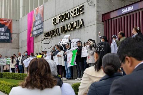 Trabajadores del Poder Judicial de la Federación se manifiestan en sede Apizaco imagen 10