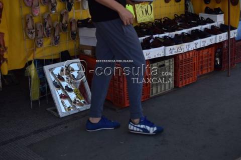 Registran bajas ventas en Expo venta de piel y calzado en Contla imagen 1
