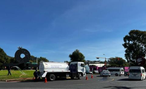 Pone en marcha gobierno estatal agua tratada para riego de áreas verdes imagen 2