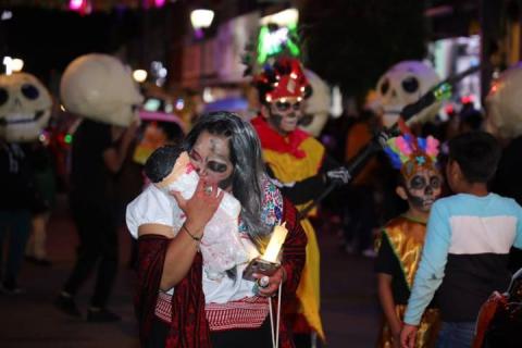 Todo un éxito el desfile de muertos y catrinas 2023 en Chiautempan imagen 4