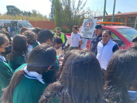 Promueve Policía de Chiautempan educación vial en Secundaria Técnica Román Saldaña imagen 5