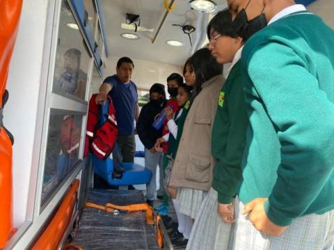 Promueve Policía de Chiautempan educación vial en Secundaria Técnica Román Saldaña imagen 7