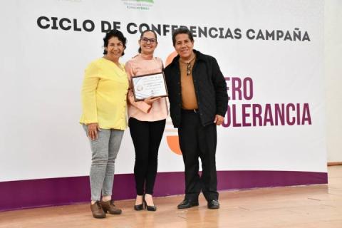 Establecen diálogos para estudiantes del Cobat en ciclo de conferencias “Cero Tolerancia” imagen 1