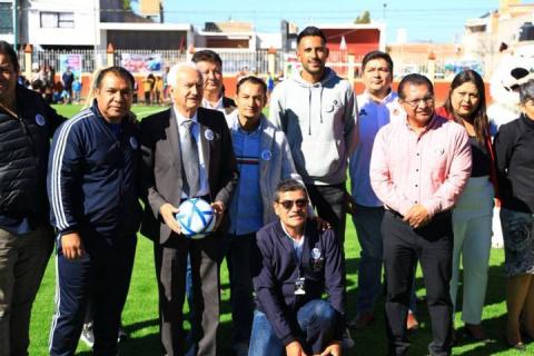 Ayuntamiento y Secretaría del Bienestar inauguran cancha de fut-7 en Chiautempan imagen 4