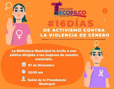 Tecopilco se une a los 16 días de activismo contra la violencia de género