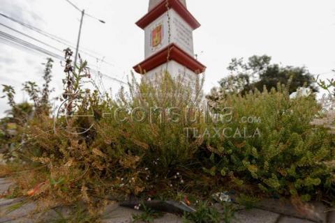 En total abandono el obelisco de los egresados del IPN en Tlaxcala imagen 5