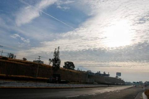 Amanece Tlaxcala con cielo aborregado imagen 1