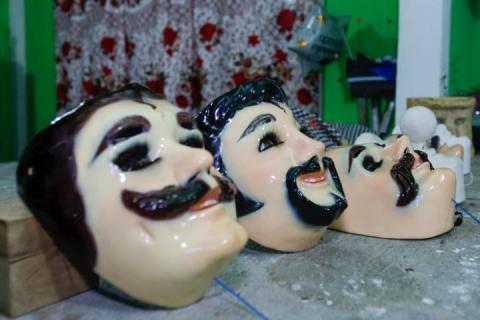 Persiste en las nuevas generaciones la elaboración de máscaras de huehue para carnaval imagen 10