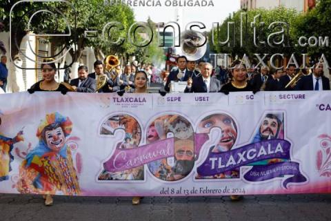 Se lleva a cabo desfile de carnaval infantil en la capital tlaxcalteca imagen 3