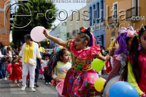 Se lleva a cabo desfile de carnaval infantil en la capital tlaxcalteca imagen 5