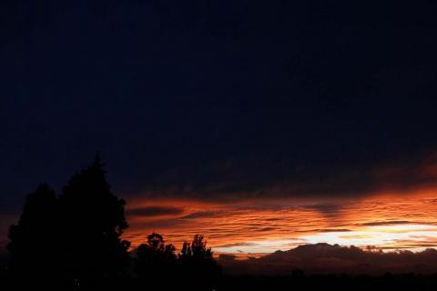 Se tiñe de rojo el cielo de Tlaxcala imagen 2