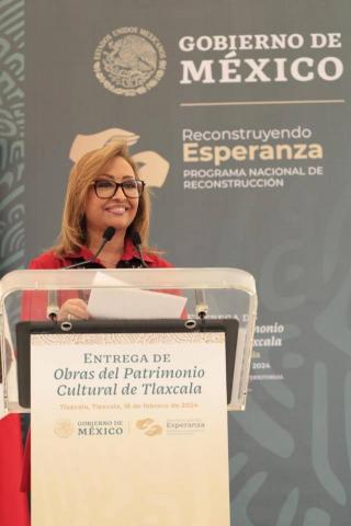 AMLO y Gobernadora encabezan entrega de obras del patrimonio cultural de Tlaxcala imagen 3