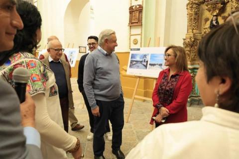 AMLO y Gobernadora encabezan entrega de obras del patrimonio cultural de Tlaxcala imagen 8
