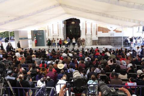 AMLO y Gobernadora encabezan entrega de obras del patrimonio cultural de Tlaxcala imagen 9