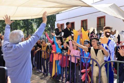 AMLO y Gobernadora encabezan entrega de obras del patrimonio cultural de Tlaxcala imagen 1