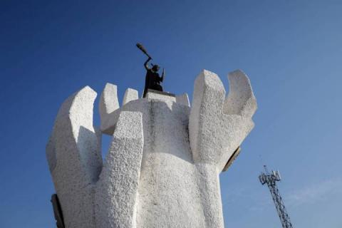 Aspectos del monumento a Xicohténcatl el joven, en la comunidad de Tizatlán imagen 5