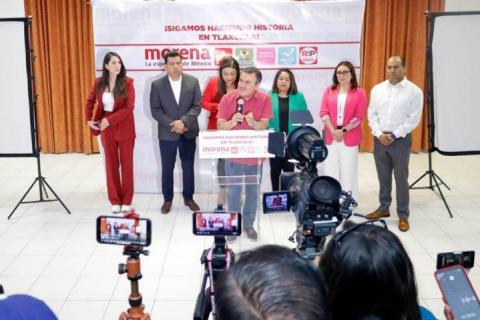 Registran Morena y partidos aliados, candidatura común en Tlaxcala imagen 4