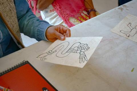 Taller de códices en el Festival Comunitario Camaxtli imagen 2