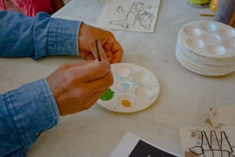 Taller de códices en el Festival Comunitario Camaxtli imagen 3