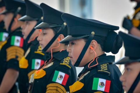 Competencia Nacional de Bandas de Guerra y Escoltas en Tlaxcala imagen 4