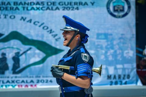 Competencia Nacional de Bandas de Guerra y Escoltas en Tlaxcala imagen 11