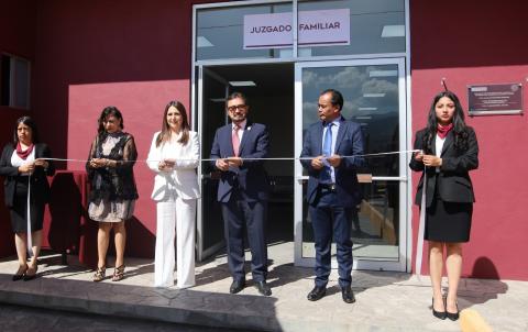 Inaugura Presidenta del TSJE los Juzgados Civil y Familiar del Distrito Judicial de Morelos