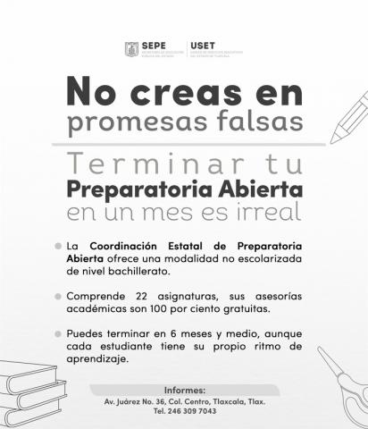 Preparatoria abierta, una opción educativa para cursar estudios de nivel medio superior imagen 1