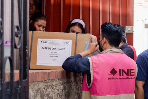 Arriba material sin custodia a la Junta Distrital 02 del INE para el proceso electoral 2024 imagen 2