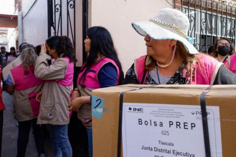 Arriba material sin custodia a la Junta Distrital 02 del INE para el proceso electoral 2024 imagen 4