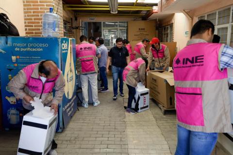 Arriba material sin custodia a la Junta Distrital 02 del INE para el proceso electoral 2024 imagen 9