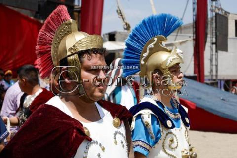 En Santa Cruz Aquiahuac realizan representación del martirio de San Juan Bautista imagen 1