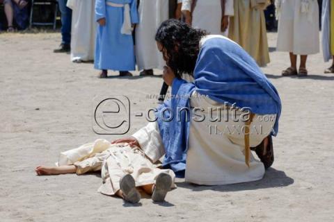 Destaca la representación del viernes santo en Aquiahuac imagen 1
