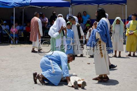Destaca la representación del viernes santo en Aquiahuac imagen 9