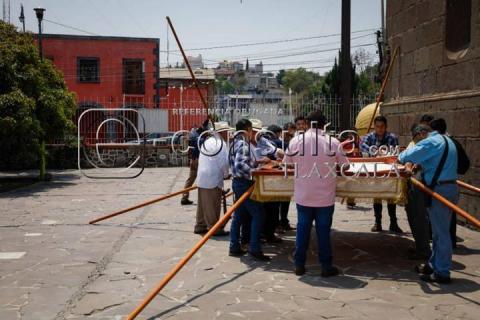Realizan procesión en Tepeyanco por Domingo de resurrección imagen 12