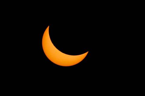 Vista del eclipse solar 2024 imagen 2