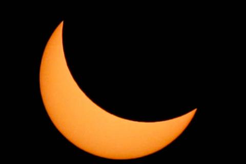 Vista del eclipse solar 2024 imagen 1